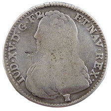 Francia, Louis XV, 1/2 Écu aux branches d'olivier, 1/2 ECU, 44 Sols, 1727, R...
