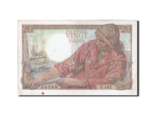France, 20 Francs, 20 F 1942-1950 ''Pêcheur'', 1947, KM #100b, 1947-01-09, V...