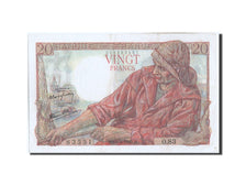 France, 20 Francs, 20 F 1942-1950 ''Pêcheur'', 1943, KM #100a, 1943-04-15, E...