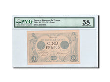 Geldschein, Frankreich, 5 Francs, 5 F 1871-1874 ''Noir'', 1873, 1873-06-26