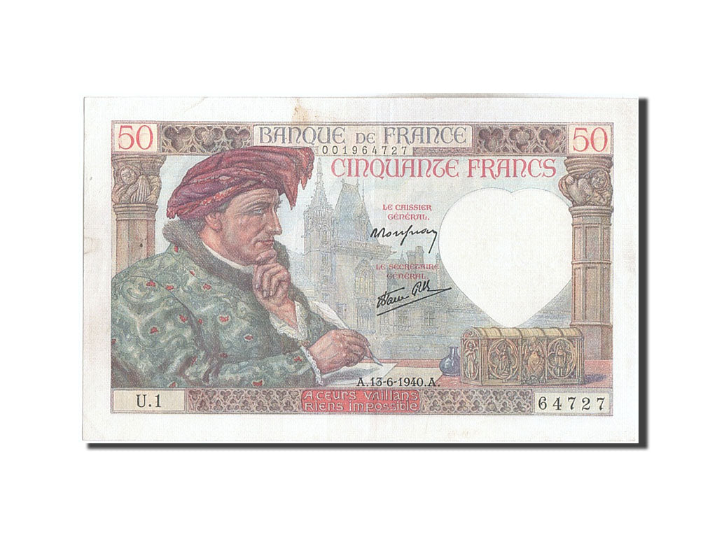50 Francs type Jacques Coeur