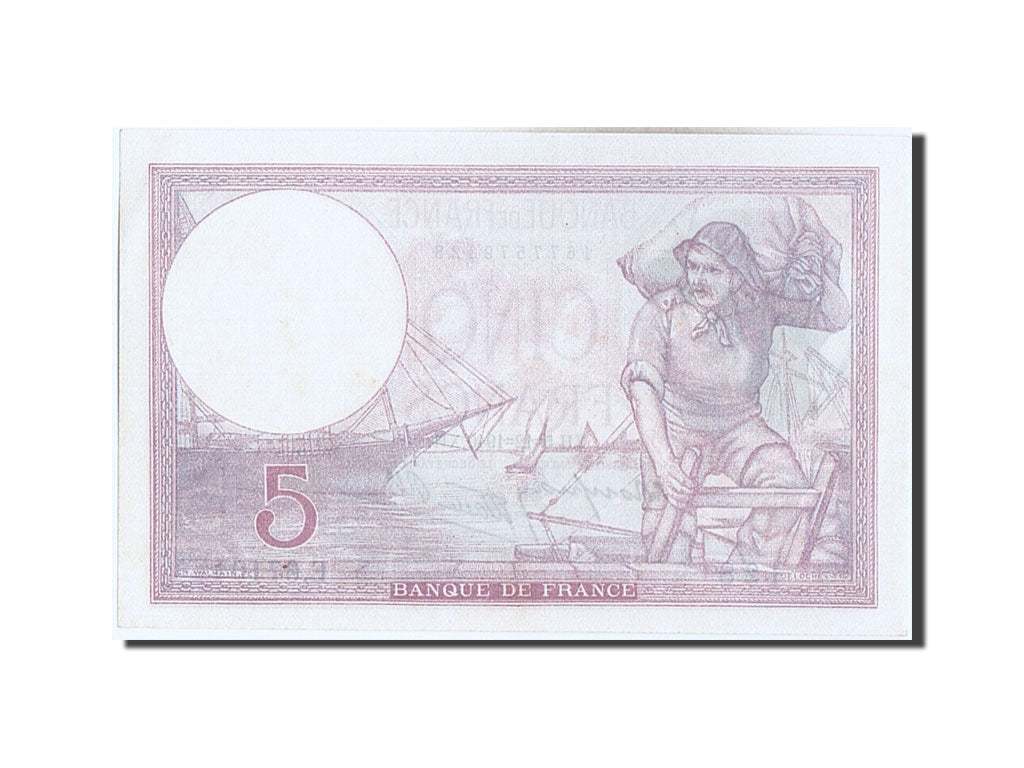 Banknote, France, 5 Francs, 5 F 1917-1940 ''Violet'', 1940, 1940-12-05