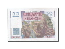Banknote, France, 50 Francs, 50 F 1946-1951 ''Le Verrier'', 1940, 1949-02-17
