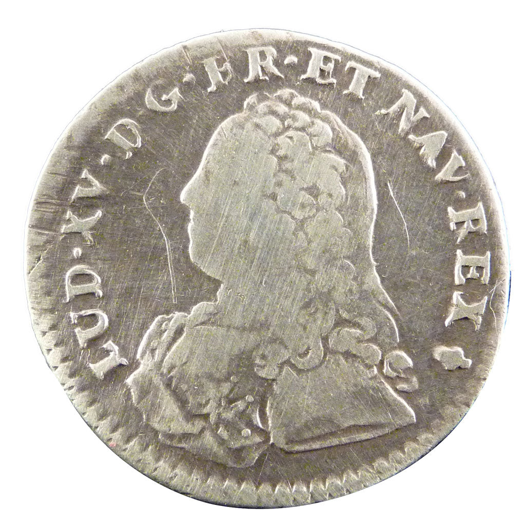 LOUIS XV, 1/10 Écu aux Branches d'Olivier