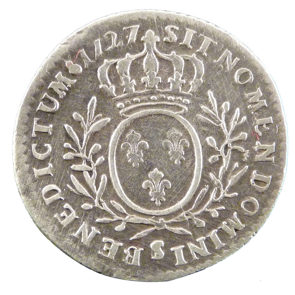 LOUIS XV, 1/10 Écu aux Branches d'Olivier