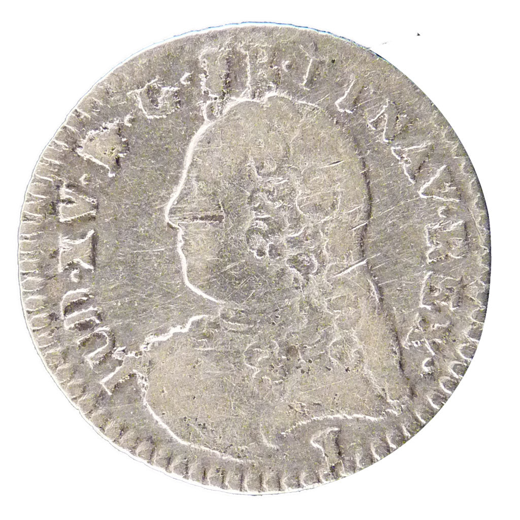 LOUIS XV, 1/20 Écu aux Branches d'Olivier