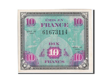 Billet, France, 10 Francs, 1944 Flag/France, 1944, SPL, Fayette:VF18.1, KM:116a