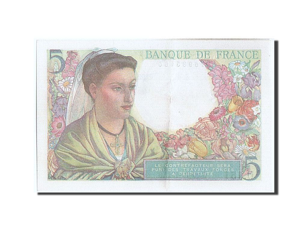 Billet, France, 5 Francs, 5 F 1943-1947 ''Berger'', 1947, 1947-10-30, TTB