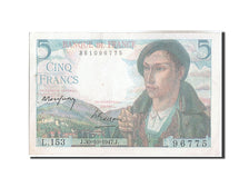 Billet, France, 5 Francs, 5 F 1943-1947 ''Berger'', 1947, 1947-10-30, TTB