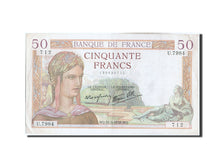 Biljet, Frankrijk, 50 Francs, 50 F 1934-1940 ''Cérès'', 1938, 1938-03-31, TTB