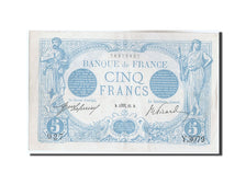 France, 5 Francs, 5 F 1912-1917 ''Bleu'', 1913, KM #70, 1913-10-04, AU(50-53),..
