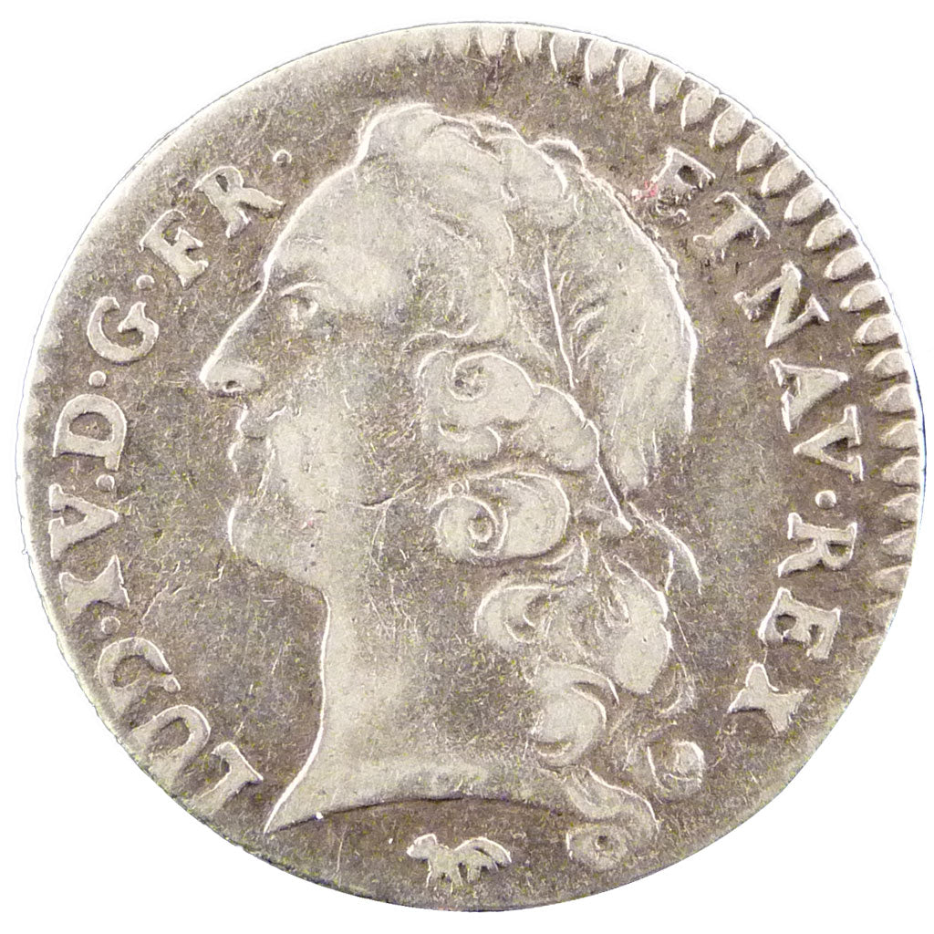 Francia, Louis XV, 1/20 Écu au bandeau (6 sols), 6 Sols, 1/20 ECU, 1744, Par...