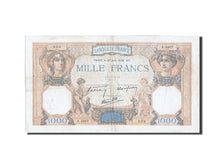 Geldschein, Frankreich, 1000 Francs, 1 000 F 1927-1940 ''Cérès et Mercure''