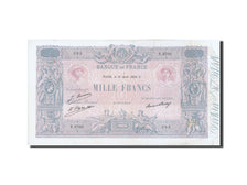 Francia, 1000 Francs, 1 000 F 1889-1926 ''Bleu et Rose'', 1926, KM:67k, MB, F...