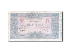 Banknote, France, 1000 Francs, 1 000 F 1889-1926 ''Bleu et Rose'', 1926