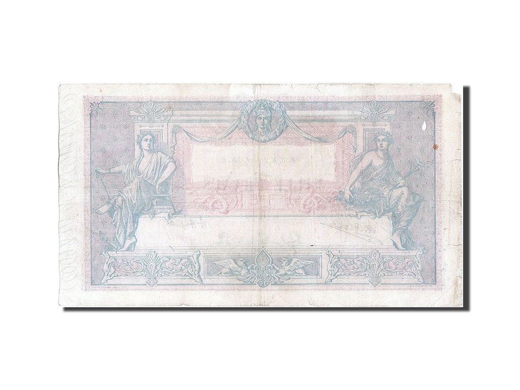 Banknote, France, 1000 Francs, 1 000 F 1889-1926 ''Bleu et Rose'', 1926