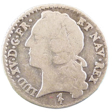 FRANCE, 1/20 Écu au bandeau (6 sols), 1/20 Ecu, 1748, Lille, VF(20-25), Silver, 