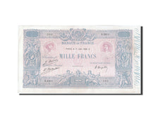 France, 1000 Francs, 1 000 F 1889-1926 ''Bleu et Rose'', 1926, KM #67j,...