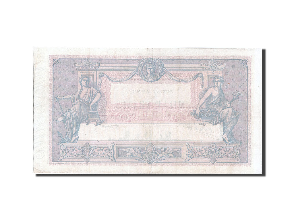 France, 1000 Francs, 1 000 F 1889-1926 ''Bleu et Rose'', 1926, KM #67j,...