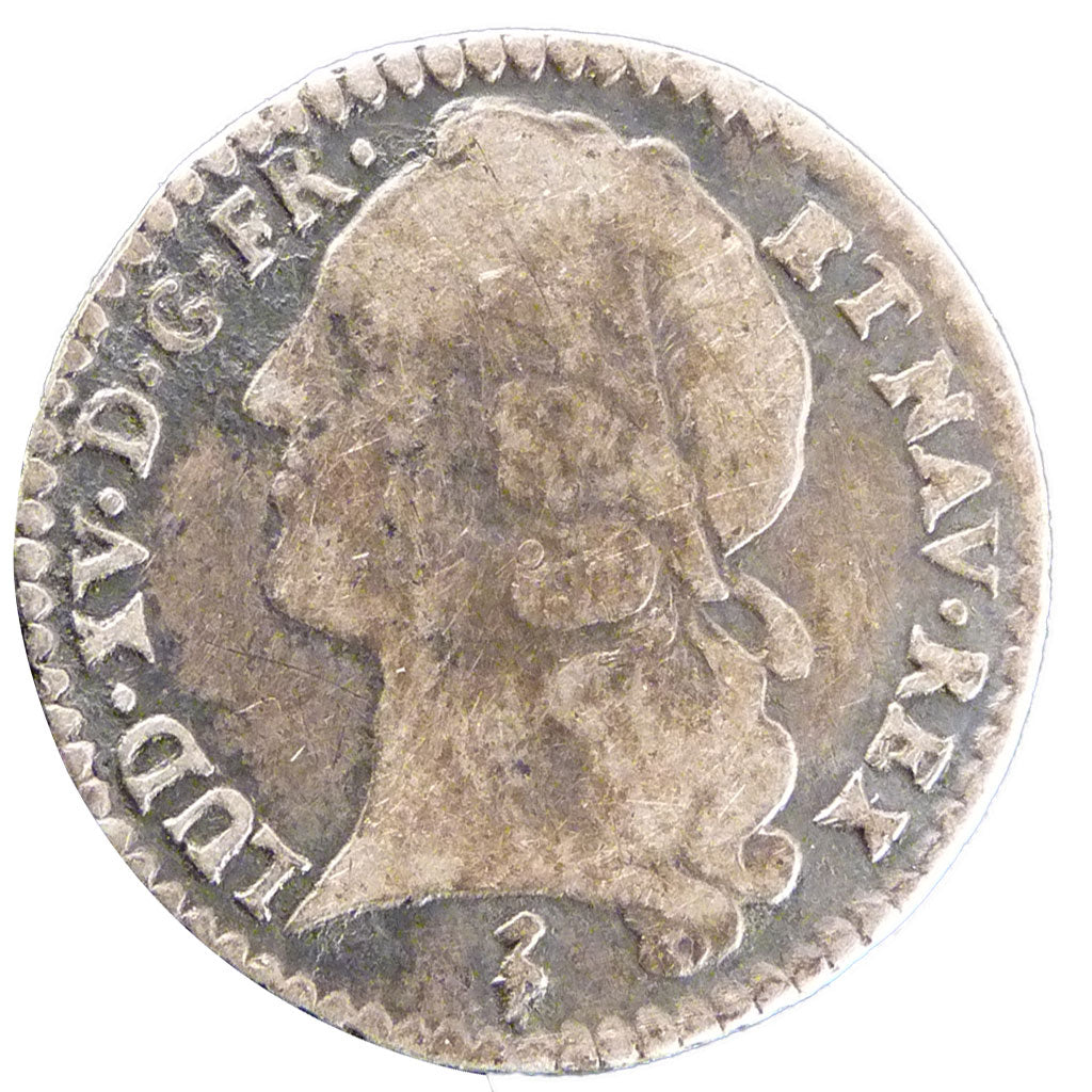 LOUIS XV, 1/20 Écu au bandeau