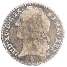 LOUIS XV, 1/20 Écu au bandeau