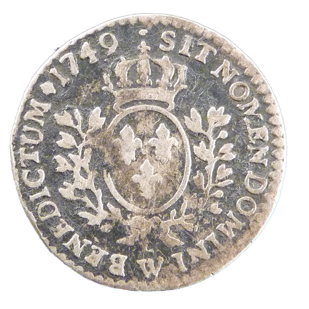 LOUIS XV, 1/20 Écu au bandeau
