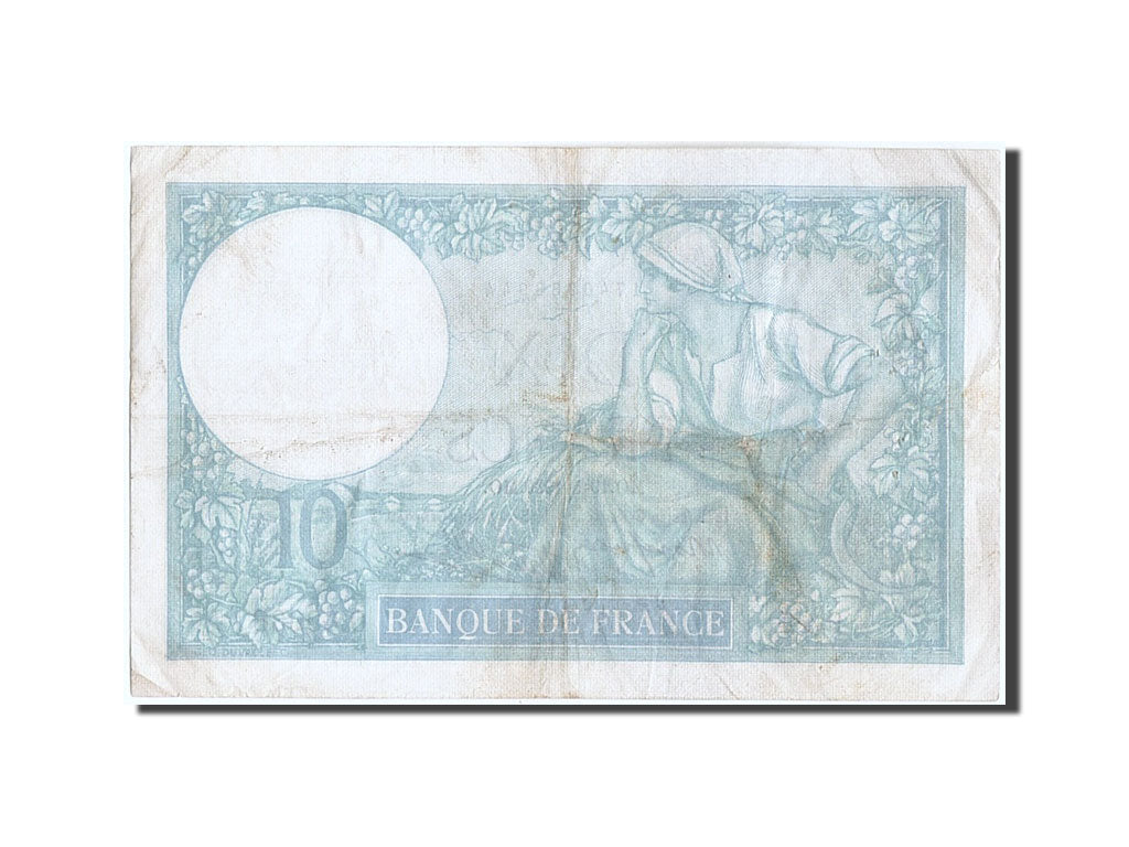 France, 10 Francs, 10 F 1916-1942 ''Minerve'', 1939, KM #84, 1939-05-19,...