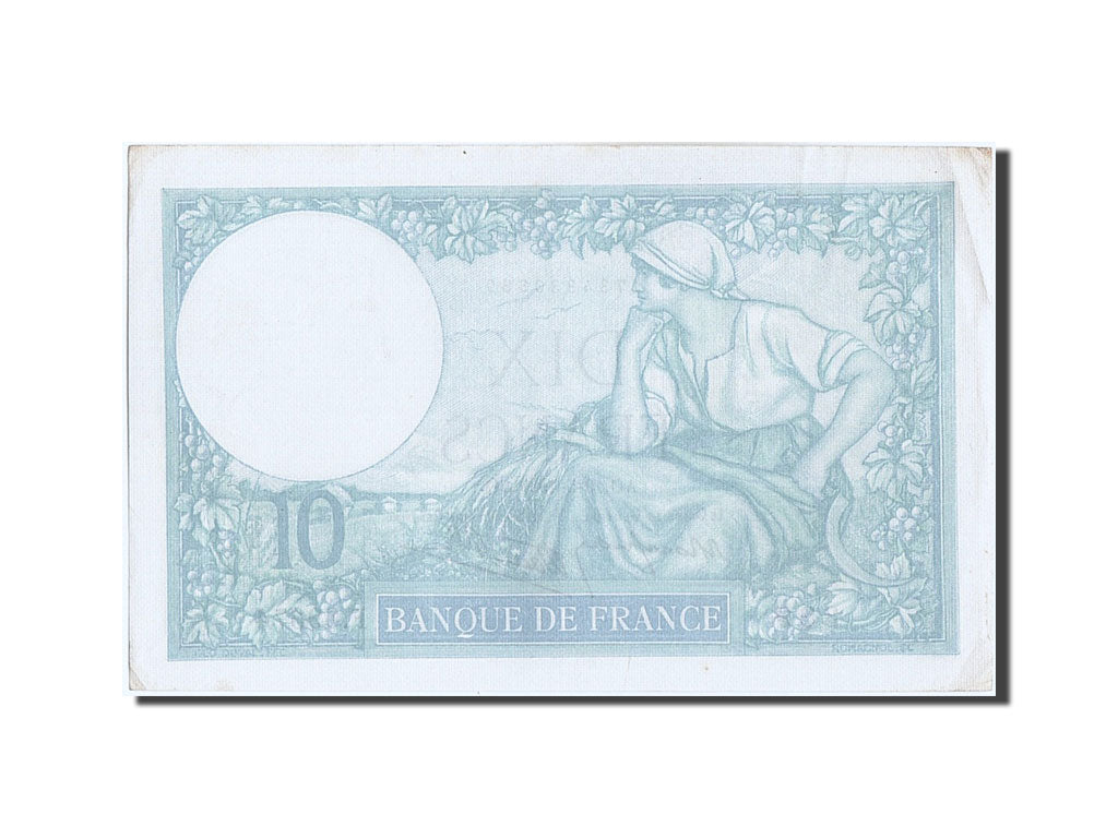 France, 10 Francs, 10 F 1916-1942 ''Minerve'', 1939, KM #84, 1939-05-19,...
