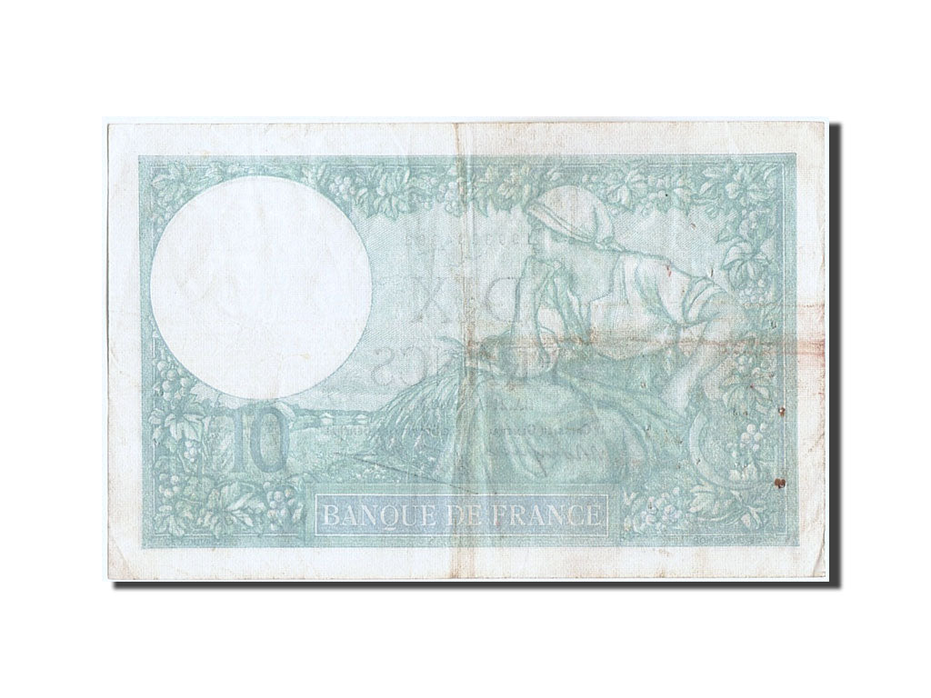 Banconote, Francia, 10 Francs, 10 F 1916-1942 ''Minerve'', 1940, 1940-11-21, MB