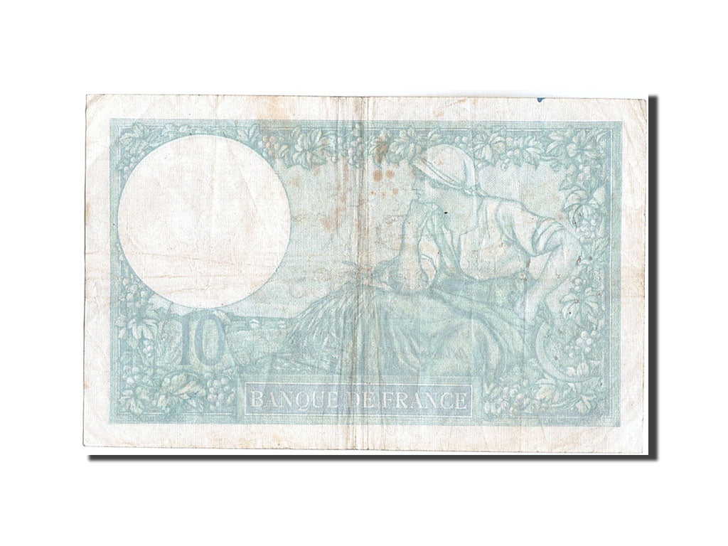 Banconote, Francia, 10 Francs, 10 F 1916-1942 ''Minerve'', 1940, 1940-11-21, MB