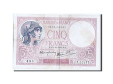 Geldschein, Frankreich, 5 Francs, 5 F 1917-1940 ''Violet'', 1939, 1939-10-05, S