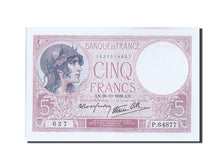 Billete, Francia, 5 Francs, 5 F 1917-1940 ''Violet'', 1939, 1939-10-26, EBC+