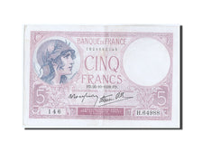 France, 5 Francs, 5 F 1917-1940 ''Violet'', 1939, KM #83, 1939-10-26,...
