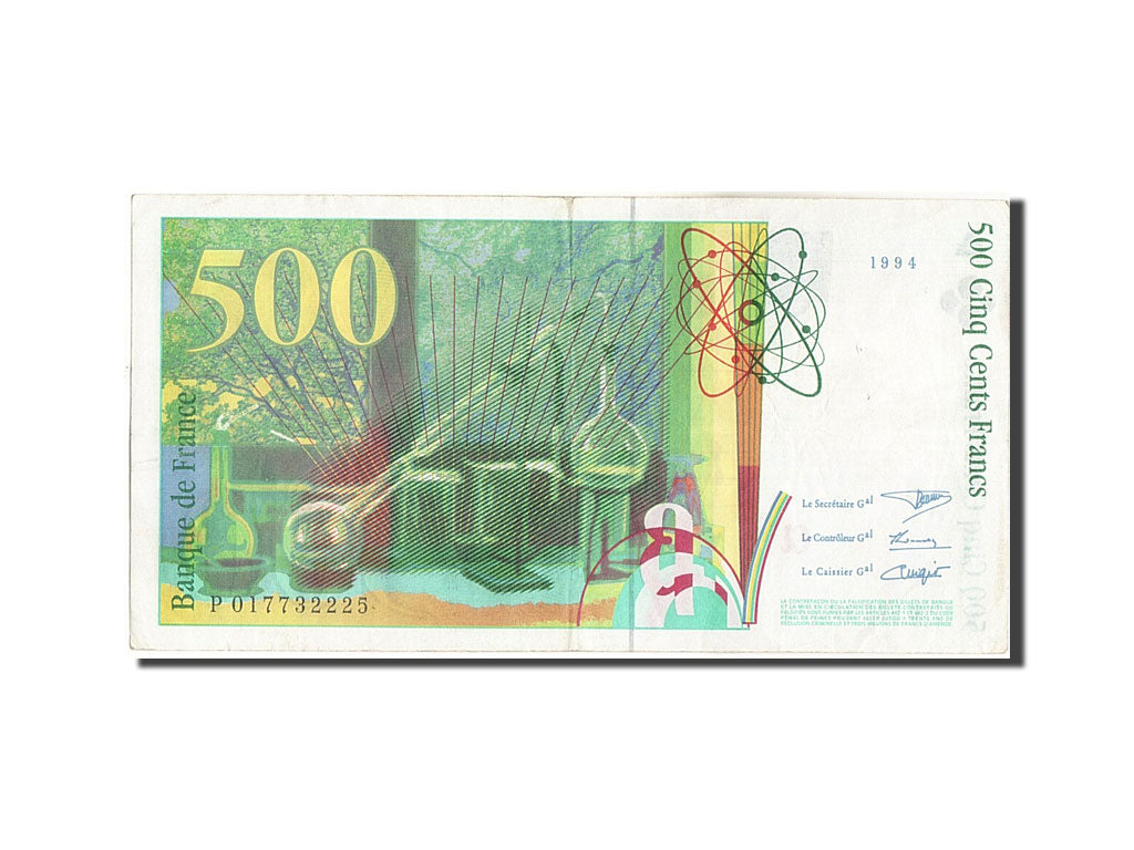 500 Francs type Pierre et Marie Curie