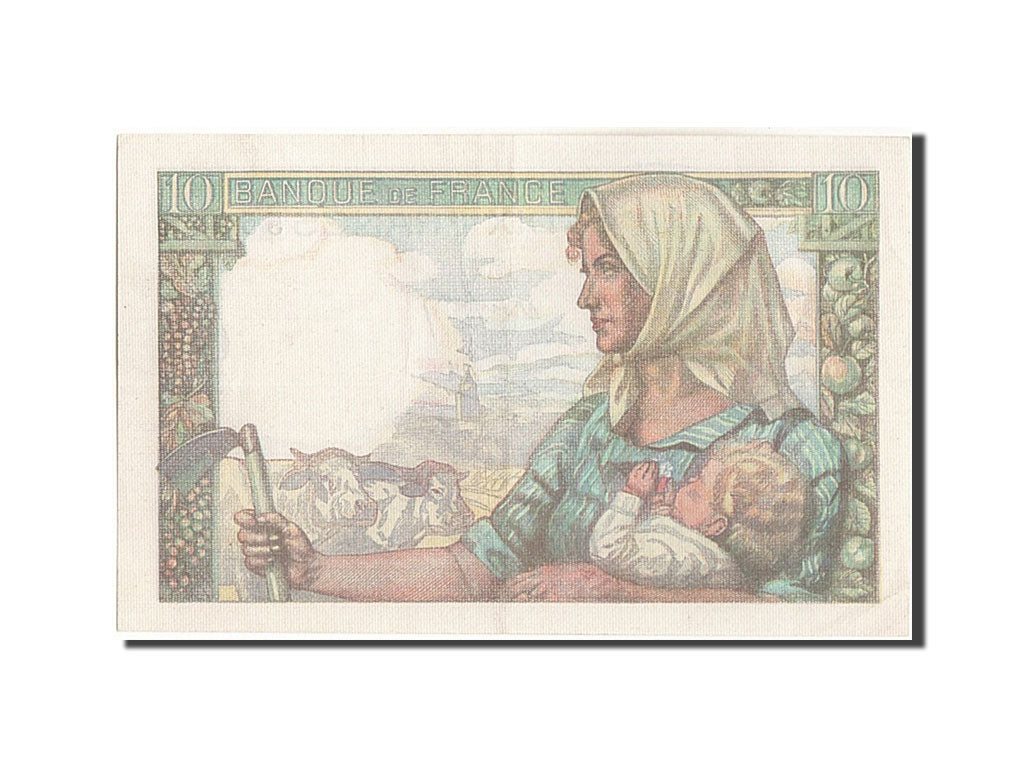 Francia, 10 Francs, 10 F 1941-1949 ''Mineur'', 1946, KM:99e, 1946-09-26, BB,...