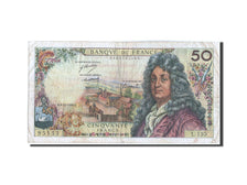 FRANCE, 50 Francs, 50 F 1962-1976 ''Racine'', KM:148c, 1969-11-06, VF(20-25),...