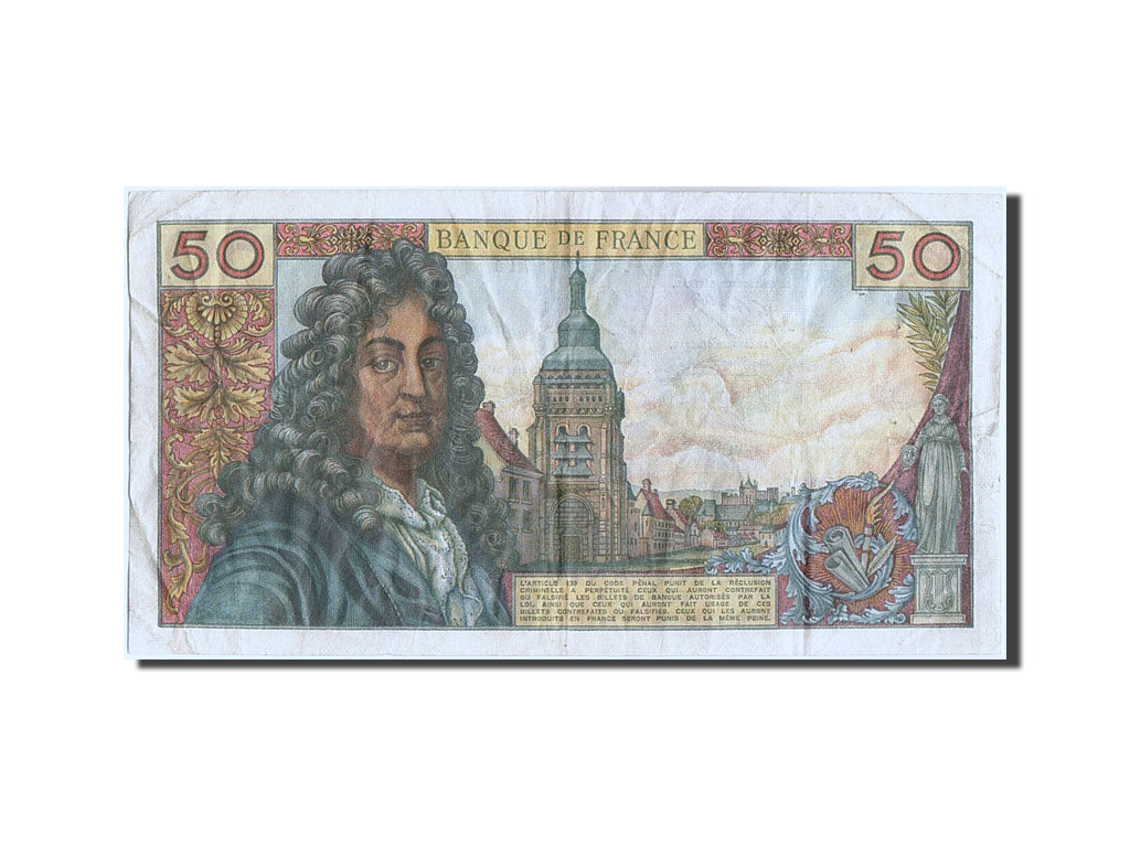 FRANCE, 50 Francs, 50 F 1962-1976 ''Racine'', 1973, KM:148d, 1973-05-03, TB,...