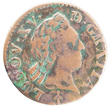 LOUIS XV, Liard à la Vieille Tête