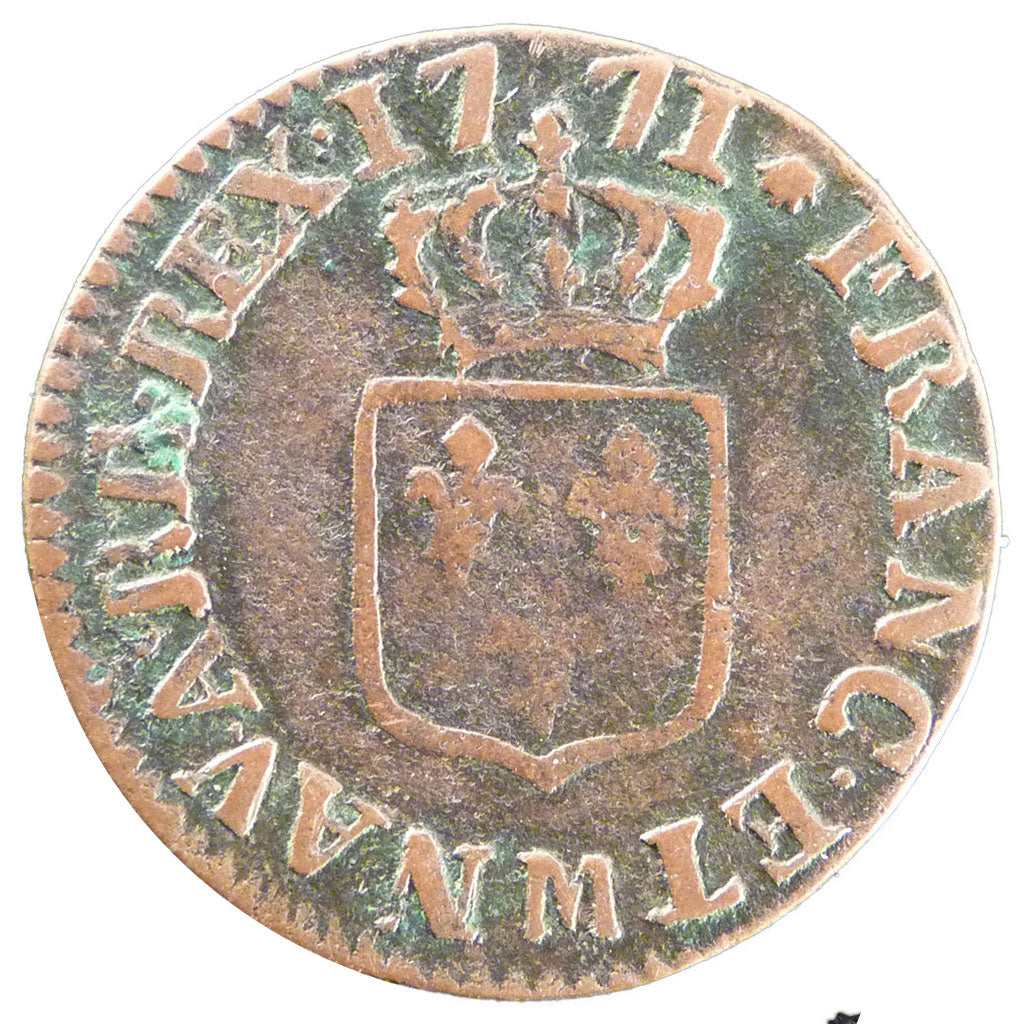 LOUIS XV, Liard à la Vieille Tête