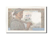 Billet, France, 10 Francs, 10 F 1941-1949 ''Mineur'', 1944, 1944-01-20, SPL