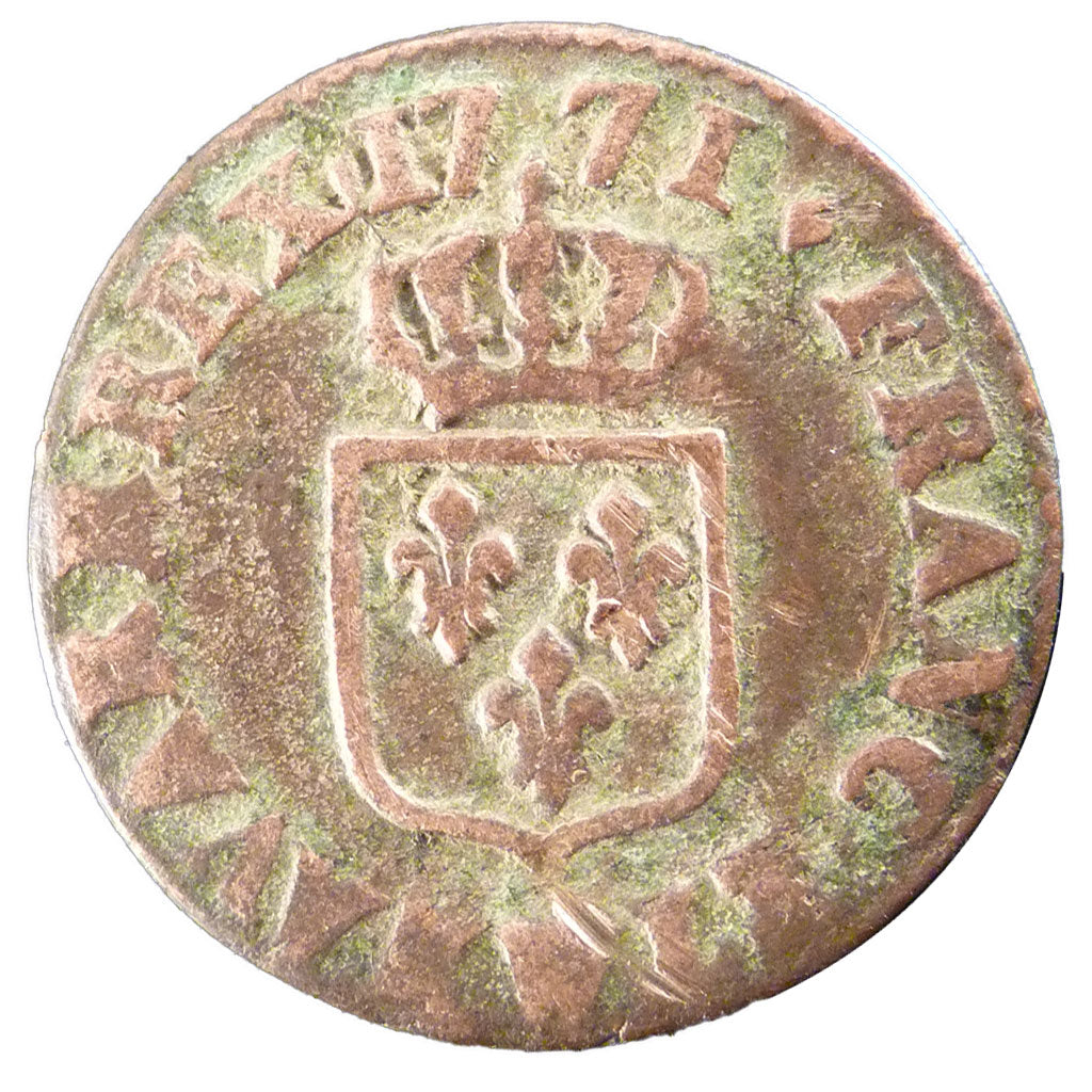 FRANCE, Liard à la vieille tête, Liard, 1771, Lille, KM #543.11, VF(20-25), Copp
