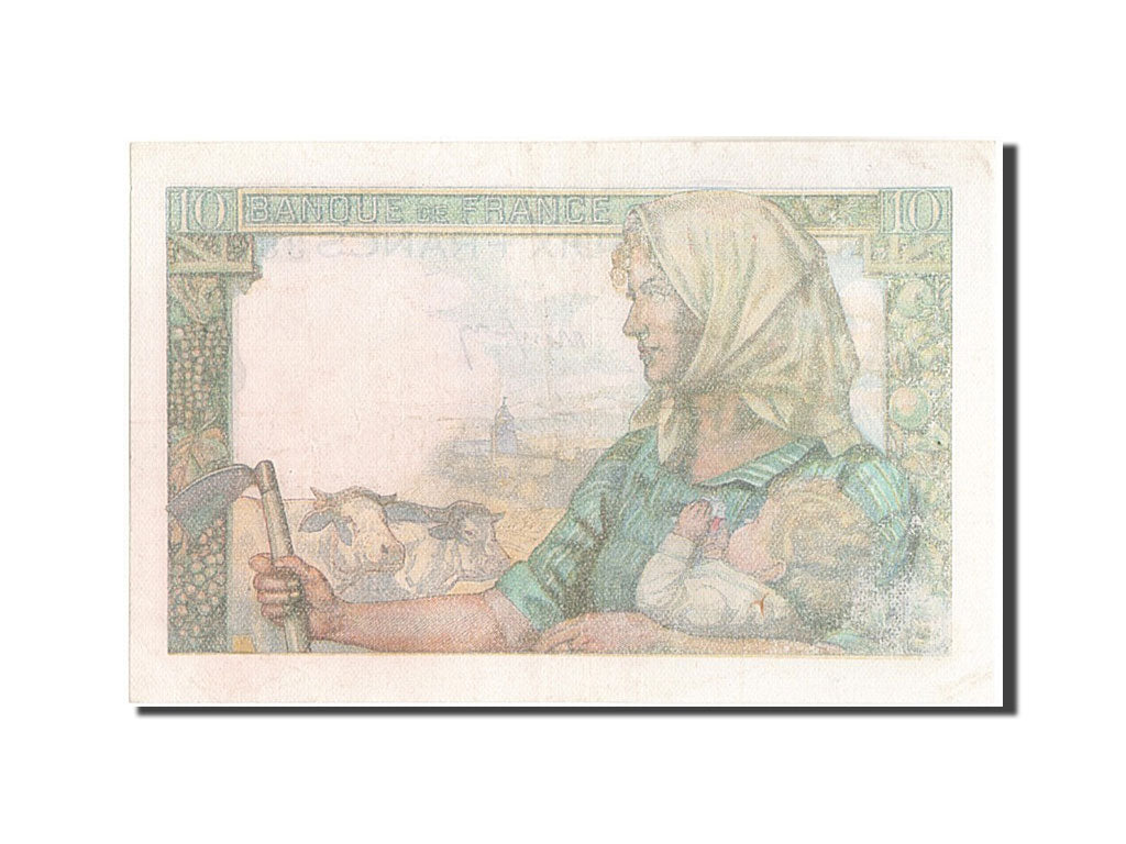 Banconote, Francia, 10 Francs, 10 F 1941-1949 ''Mineur'', 1949, 1949-03-10, SPL