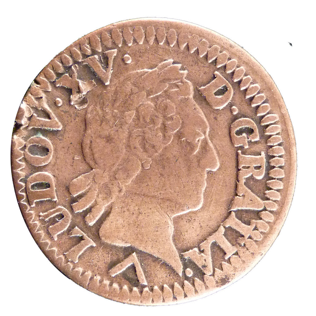 FRANCE, Liard à la vieille tête, Liard, 1773, Lille, EF(40-45), Copper, Gadoury 