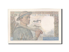 Banknote, France, 10 Francs, 10 F 1941-1949 ''Mineur'', 1949, 1949-03-10