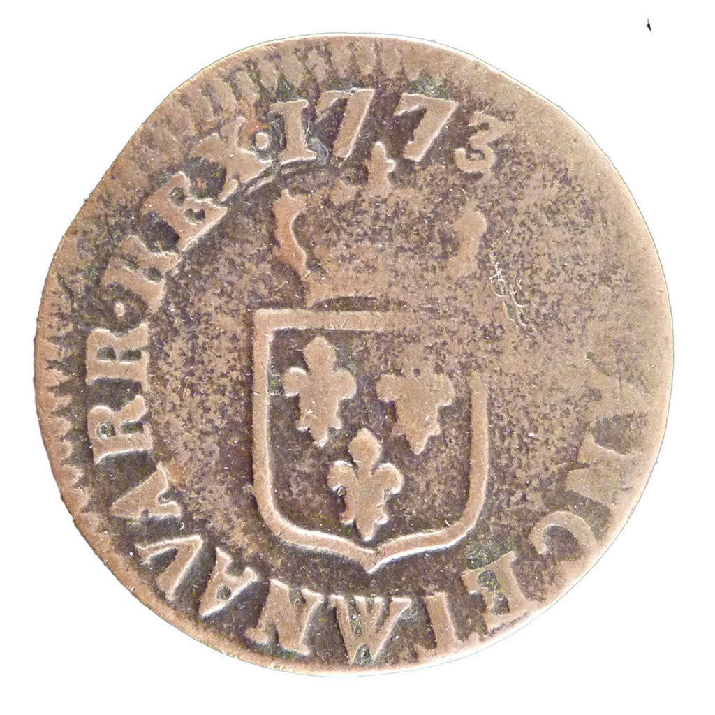FRANCE, Liard à la vieille tête, Liard, 1773, Lille, KM #543.11, VF(20-25), Copp