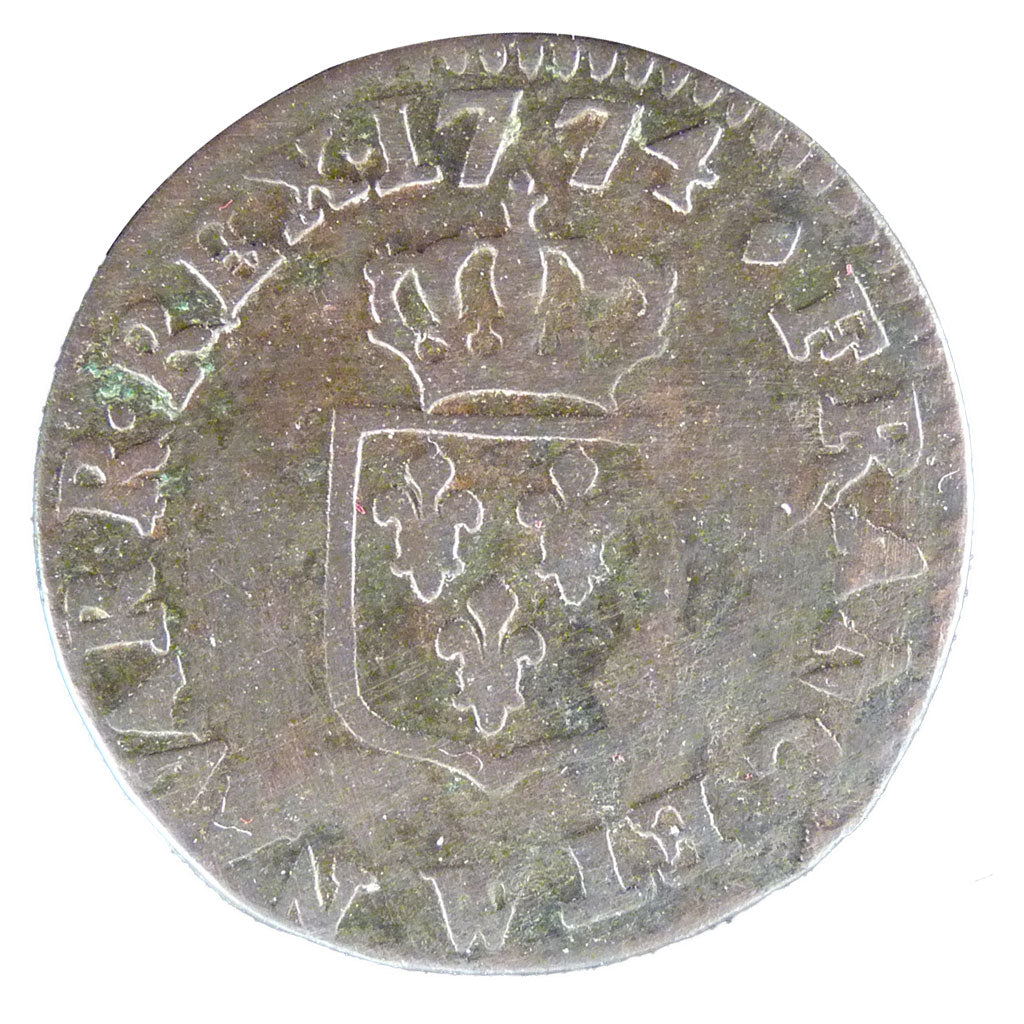 FRANCE, Liard à la vieille tête, Liard, 1774, Lille, KM #543.11, VF(20-25), Copp