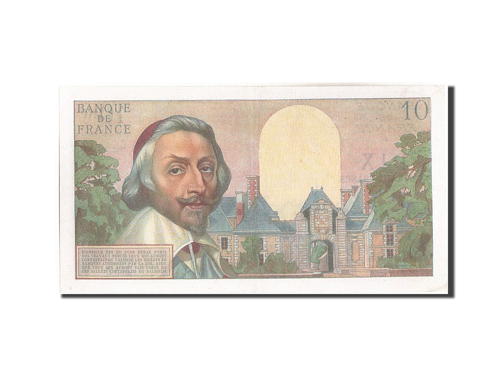 Banconote, Francia, 10 Nouveaux Francs, 10 NF 1959-1963 ''Richelieu'', 1960