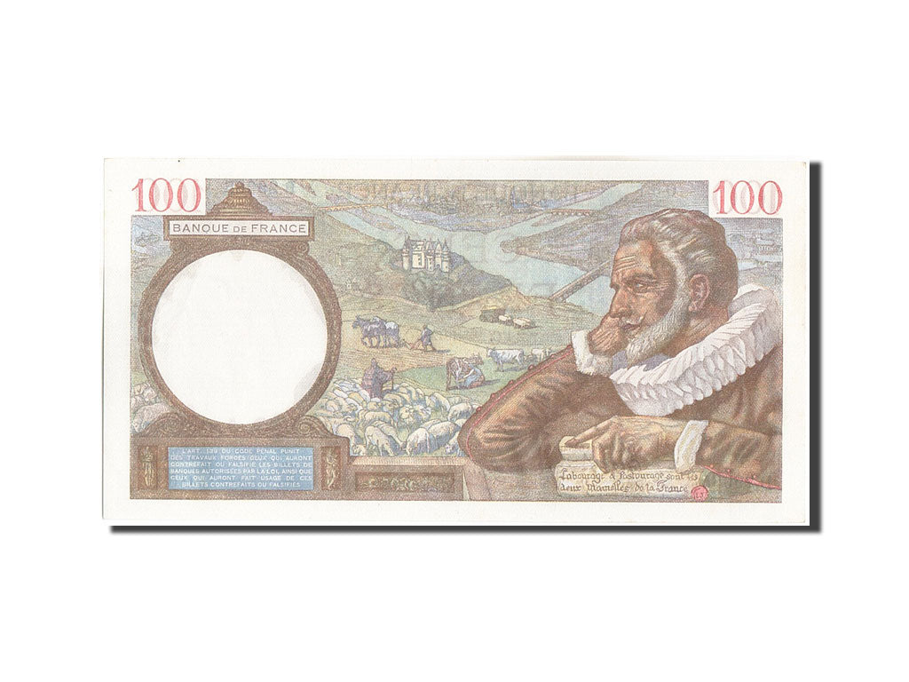 Banknote, France, 100 Francs, 100 F 1939-1942 ''Sully'', 1942, 1942-04-02