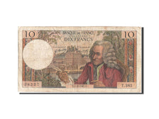FRANCE, 10 Francs, 10 F 1963-1973 ''Voltaire'', 1967, KM:147c, 1967-12-07, VF...