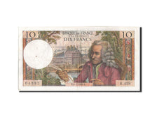 Biljet, Frankrijk, 10 Francs, 10 F 1963-1973 ''Voltaire'', 1968, 1968-07-04
